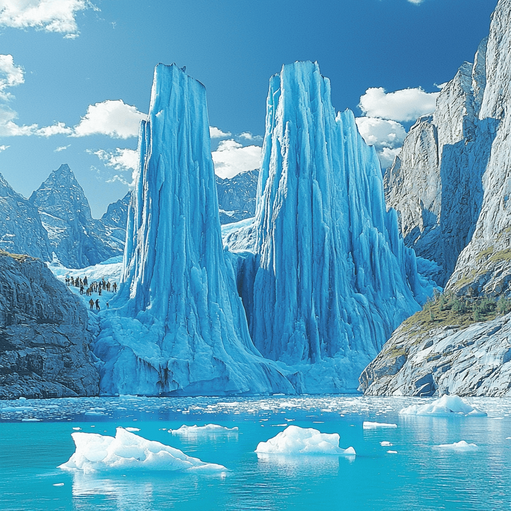 Patagonian Glacier Paint By Number