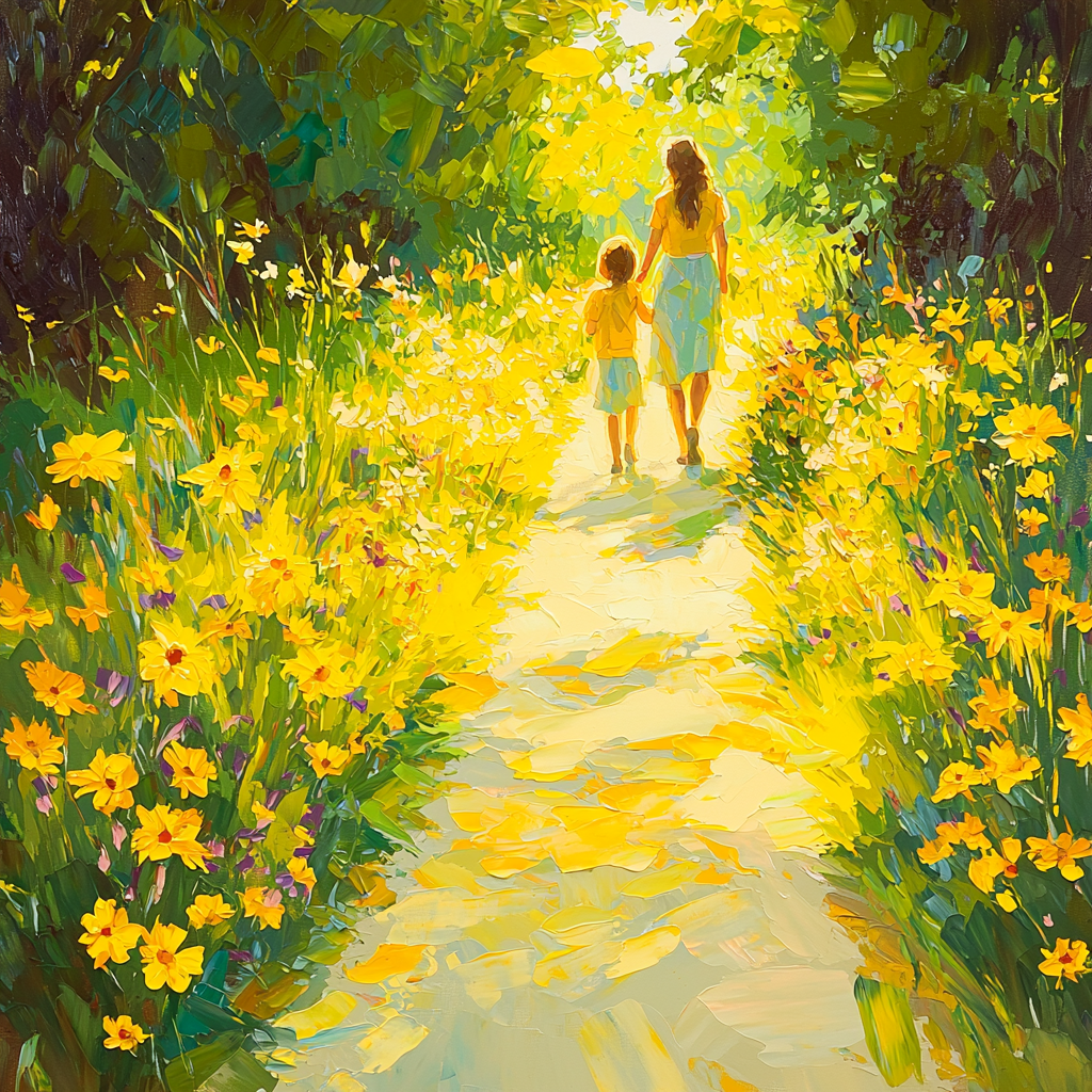 Vibrant Paths Paint By Color