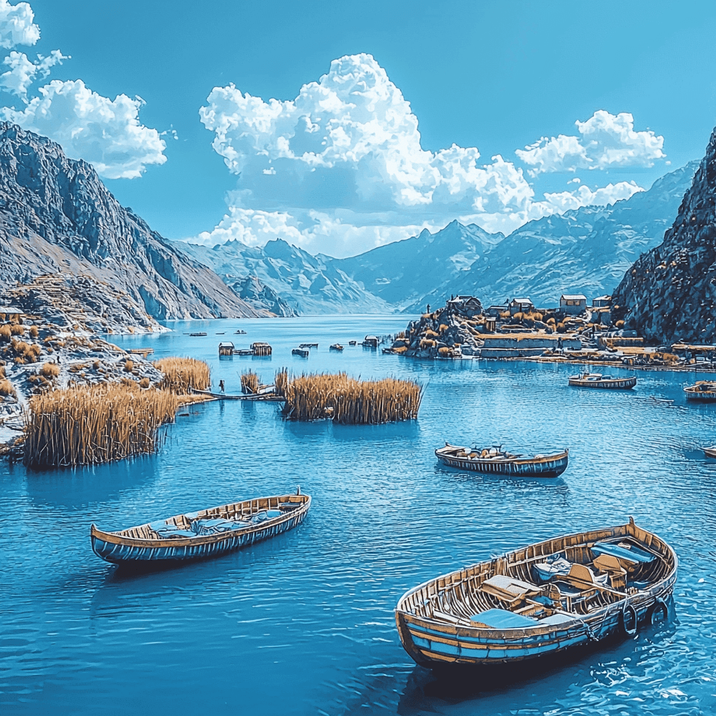 Lake Titicaca - Peru/Bolivia Paint By Number