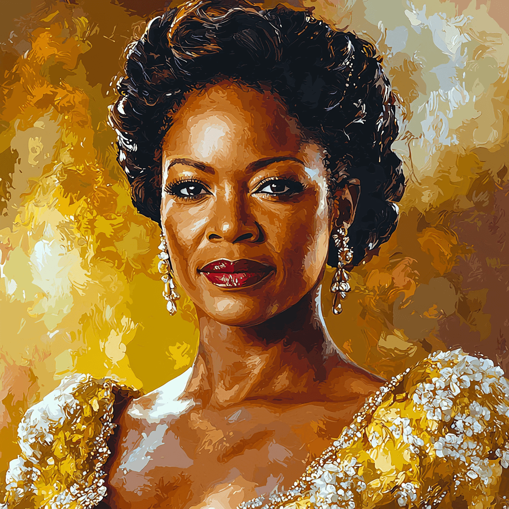 Viola Davis: The Powerful Voice Of Resilience Painting Number Kit