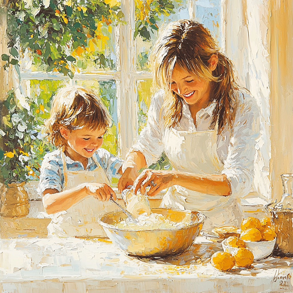 Hearts In The Kitchen Paint By Numbers Art