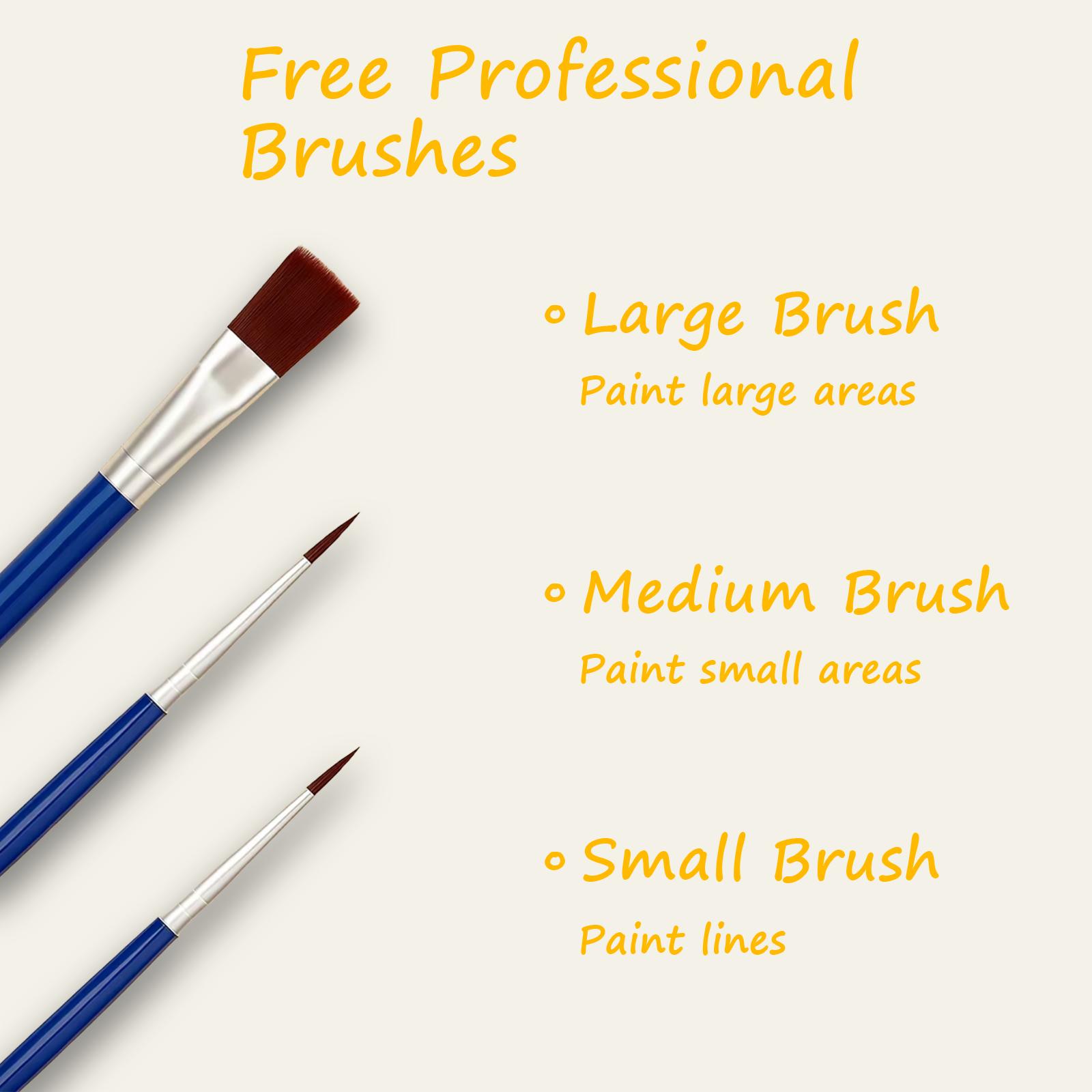 【Unframed】Happy Painting Exclusive DIY Paint by Number Kit Stress Relief Relaxation Toys Beginner Painting Kits Handicrafts with Lions Flowers & Birds Designs