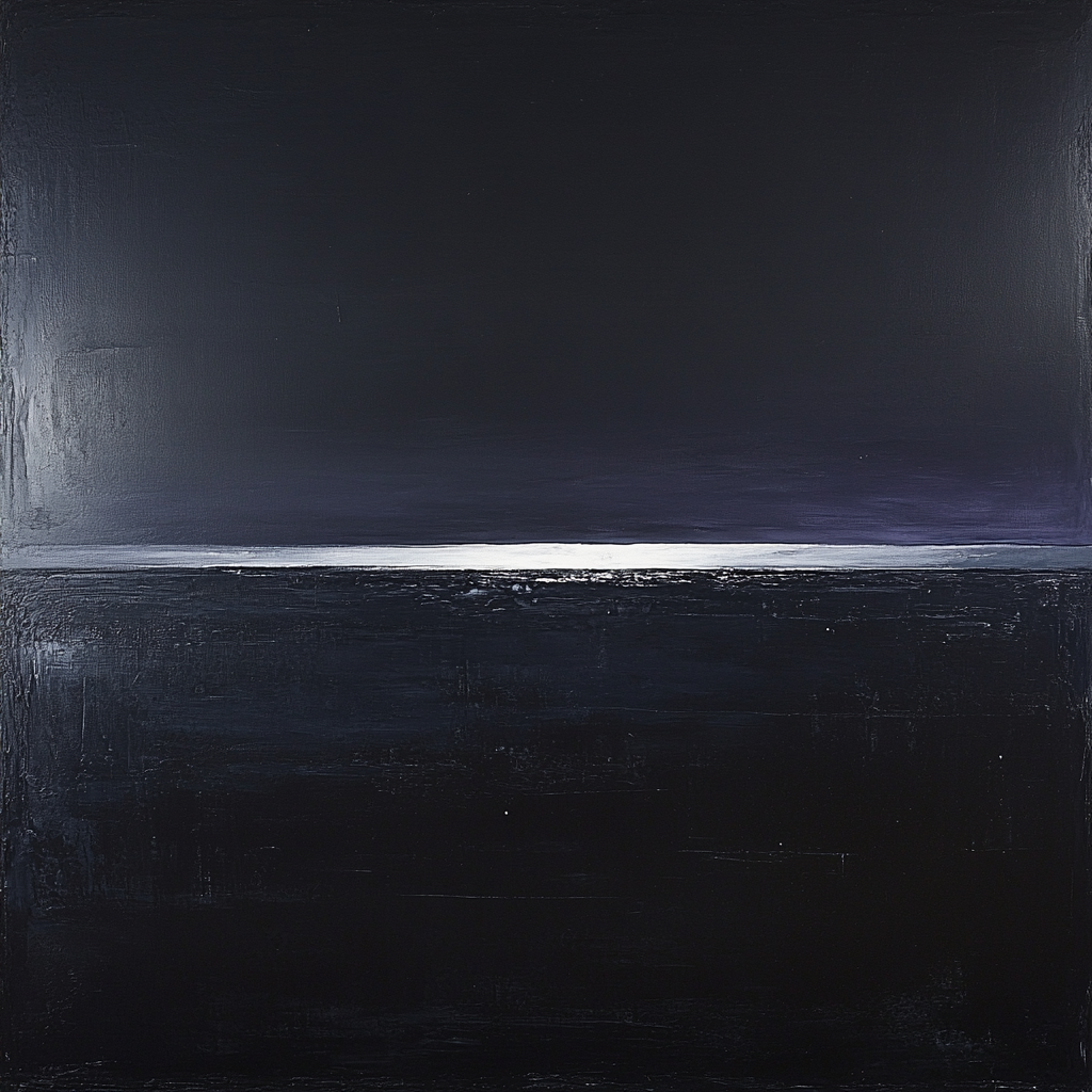 Mark Rothko Inspired Midnight Orbit paint by numbers