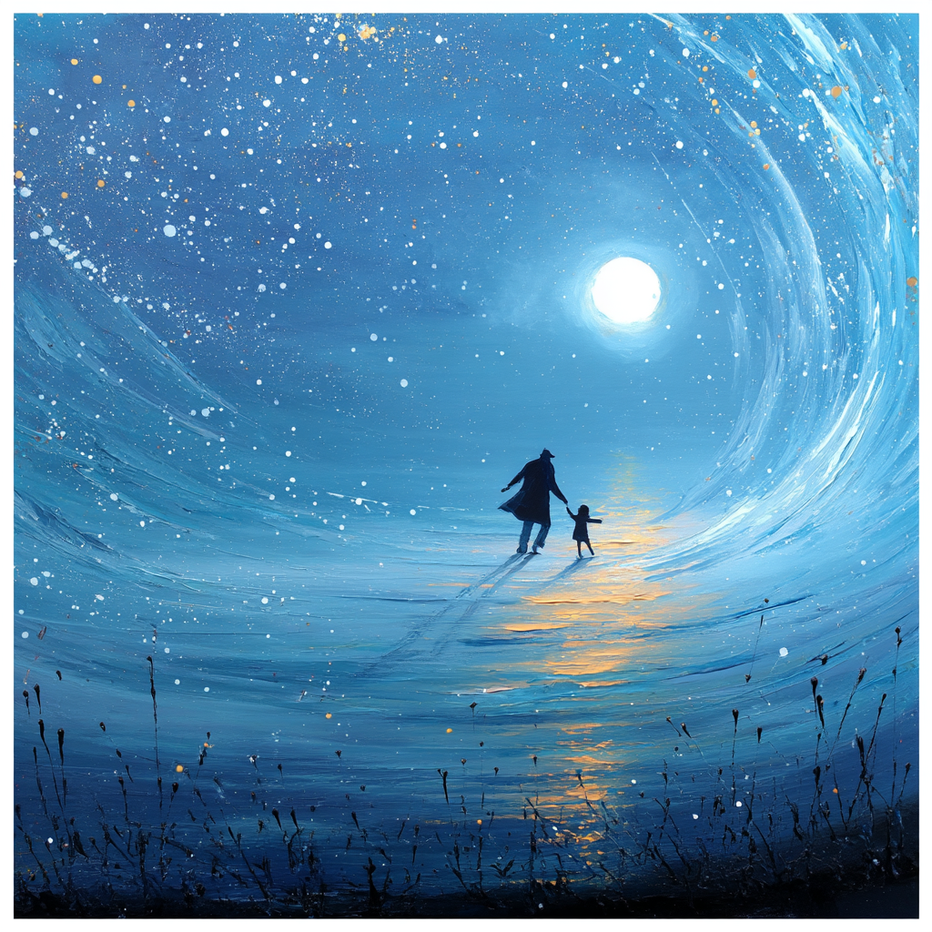 Moonlight Dance Number Painting
