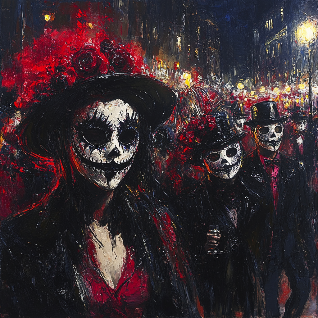 Francisco De Goya Inspired Carnival Of Shadows Paint by numbers kits
