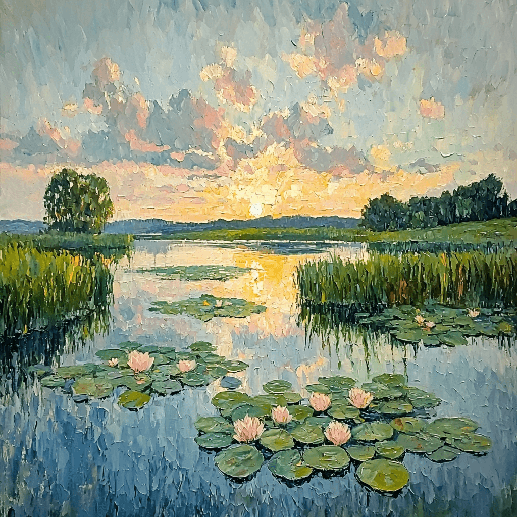 Claude Monet Inspired Monet's Seasonal Symphony DIY Paint By Numbers