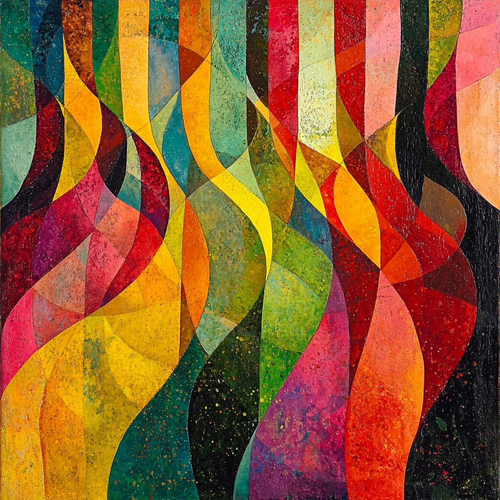 Paul Klee Inspired Vibrant Pathways Paint By Color