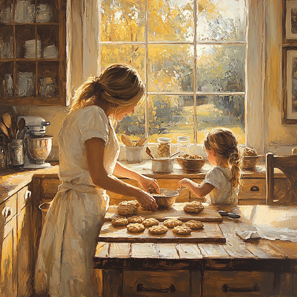 Cooking Together, Memories Forever DIY Paint By Numbers