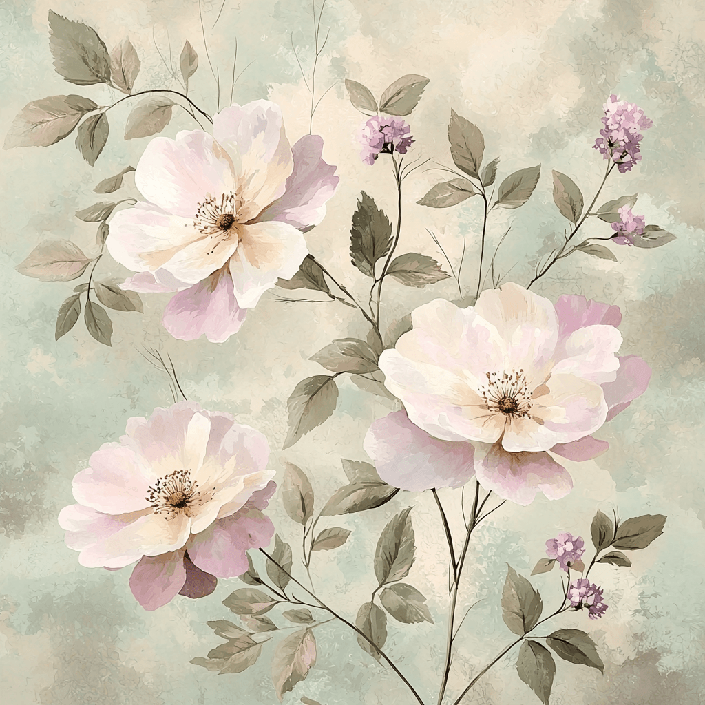 Leonardo Da Vinci Inspired Whispering Blooms Study Paint By Numbers Kits