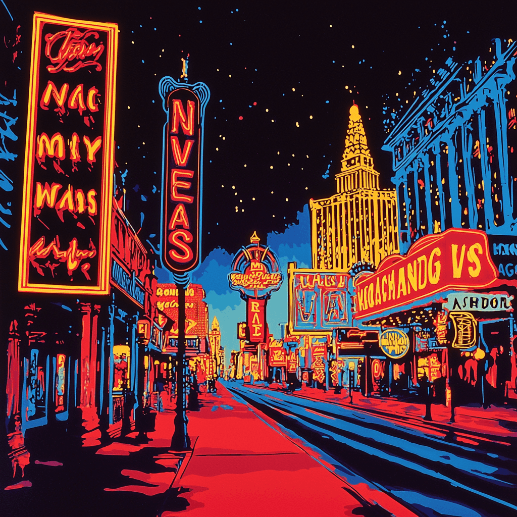 The Neon Museum - Las Vegas Paint By Numbers