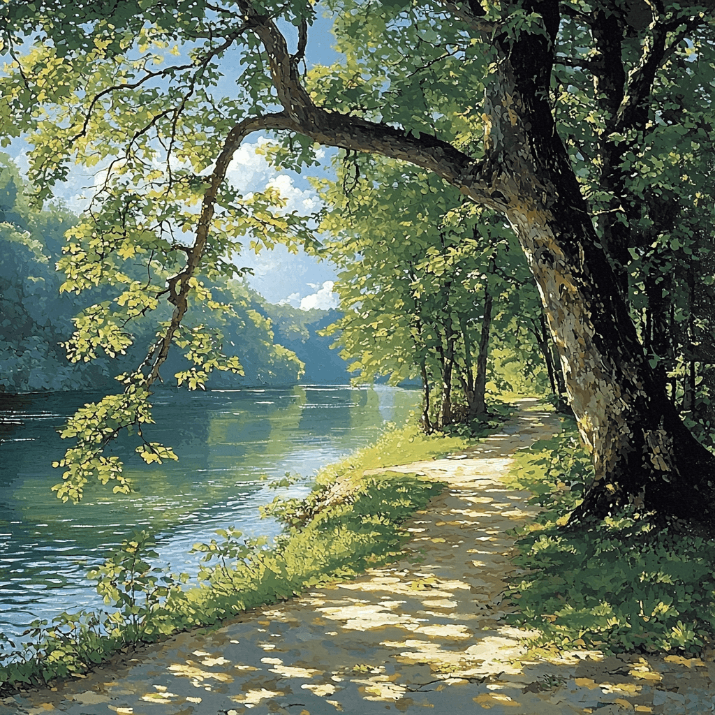 Jean-Baptiste-Camille Corot Inspired Riverside Echoes Paint By Numbers Art