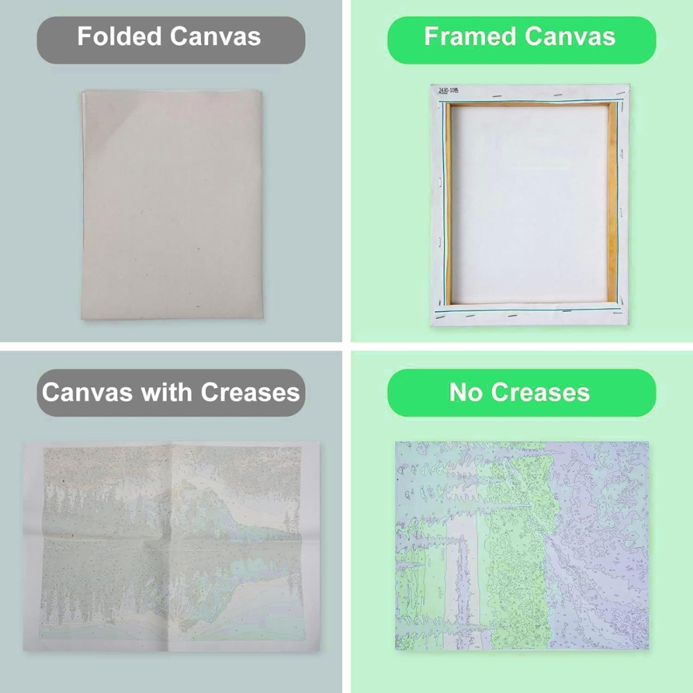 4 Pack Halloween Paint By Numbers Kit For Adults