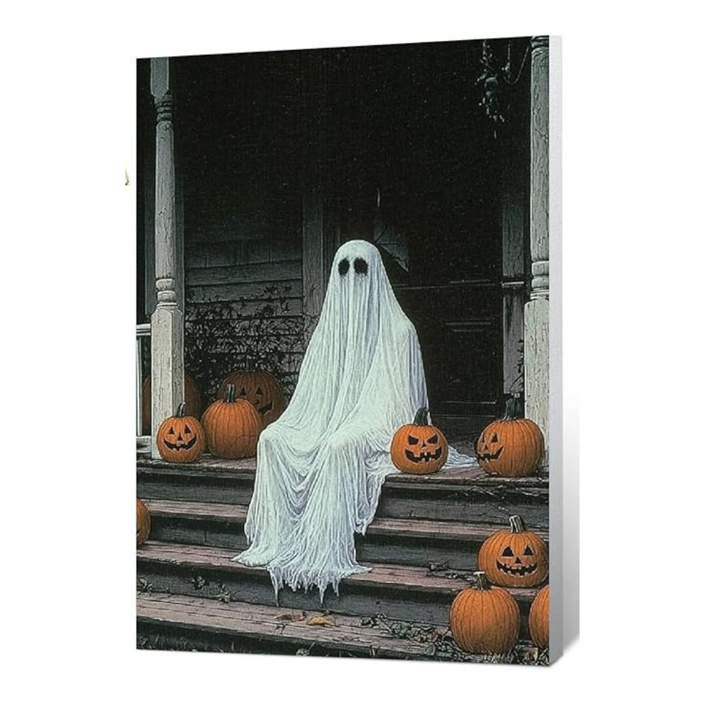 Halloween Cat And Pumpkin Paint by Numbers Kit