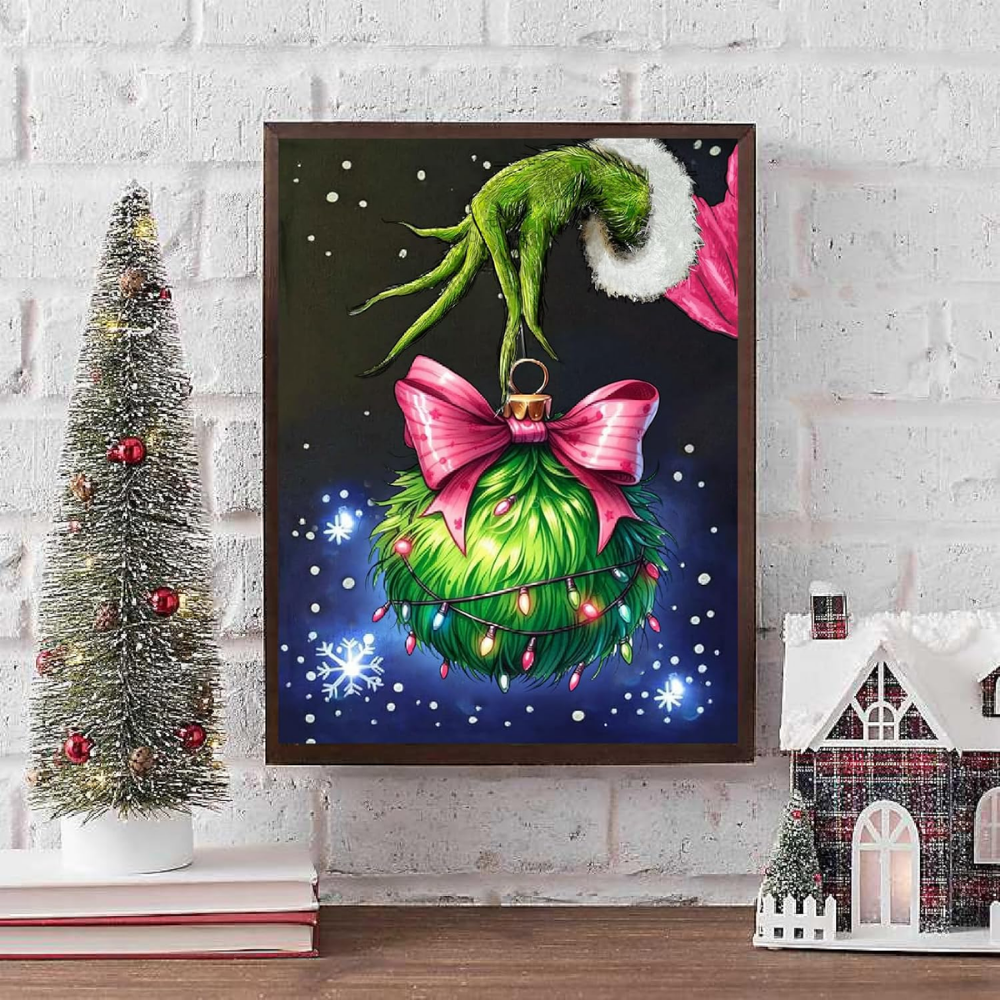 Christmas Winter Paint by Numbers DIY Acrylic Canvas Kit