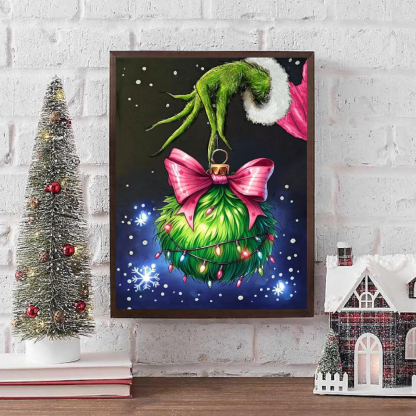 Christmas Winter Paint by Numbers DIY Acrylic Canvas Kit