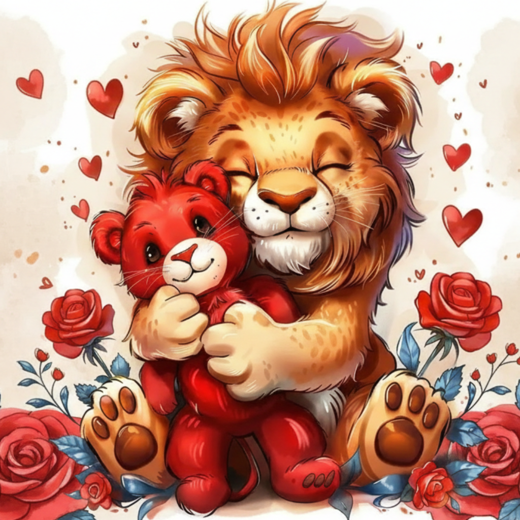 Valentines Day Paint By Numbers Kit For Adults Easy DIY Canvas Art