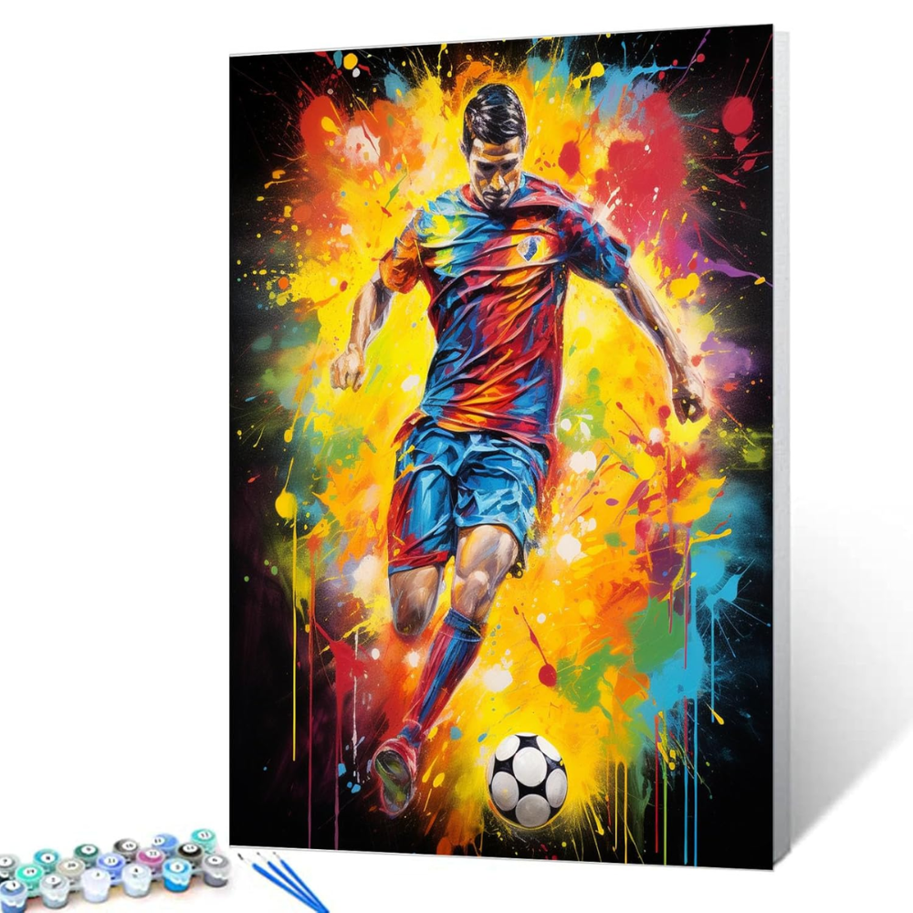 FIFA 2026 Sport Paint By Number Kit With Frame For Adults 