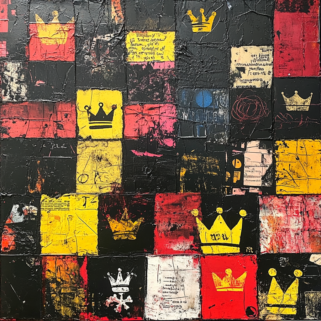 Jean-Michel Basquiat Inspired Fragments Of Identity Paint by numbers art
