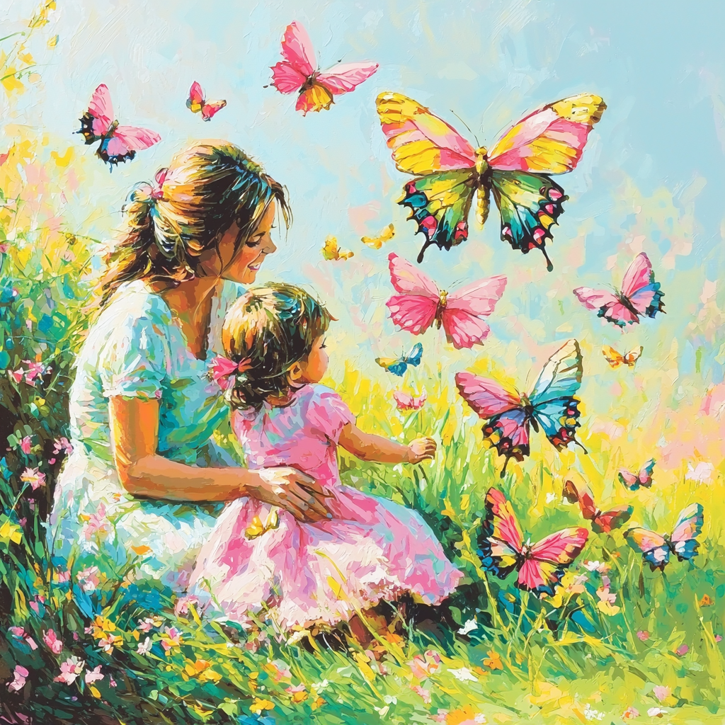 Butterfly Wishes Painting Number Kit