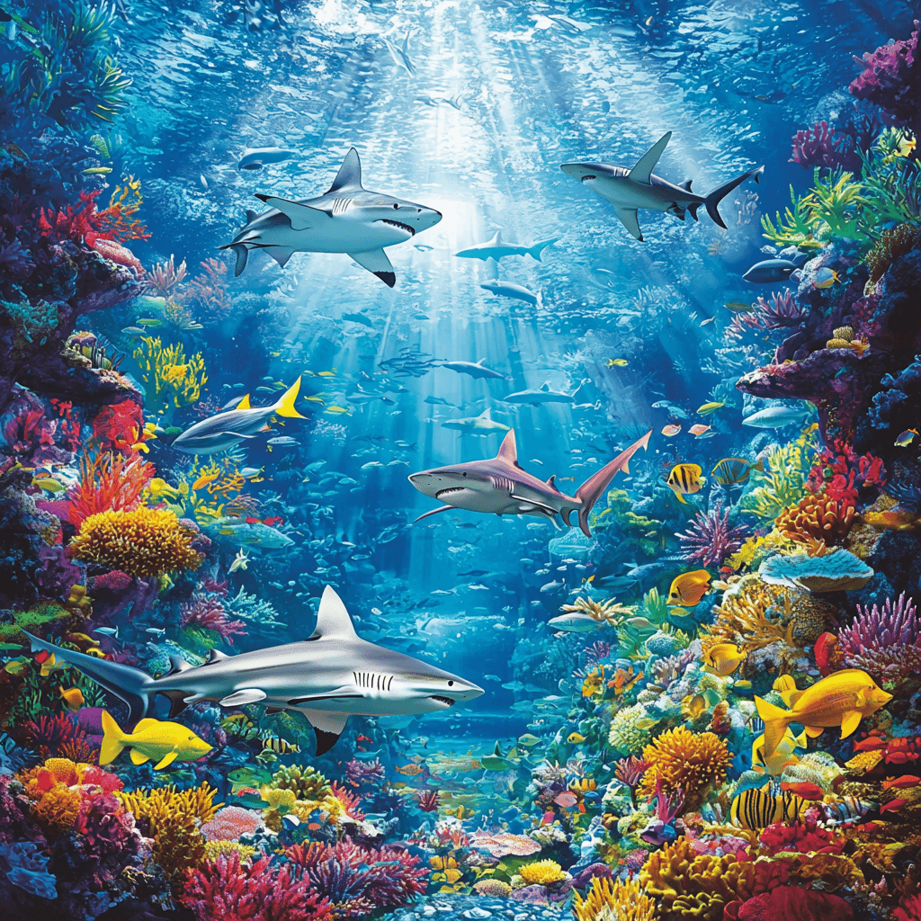 Lisbon Oceanarium - Portugal Number Painting