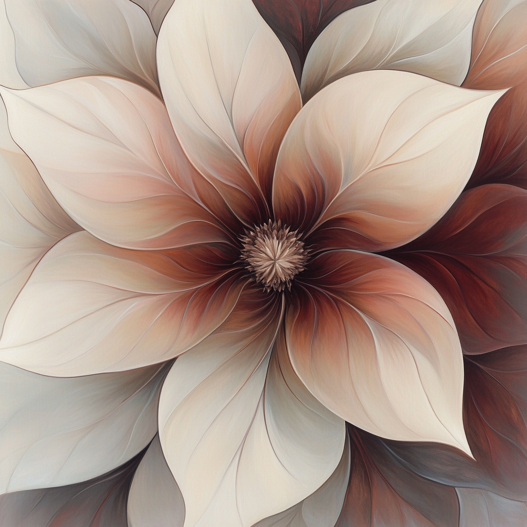 Georgia OKeeffe Inspired Desert Blooms Numbered painting kits