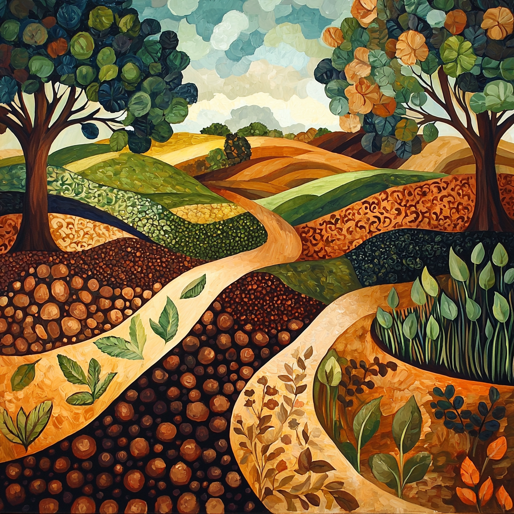 Frida Kahlo Inspired Fertile Dreams Of The Earth Painting By Numbers Kit