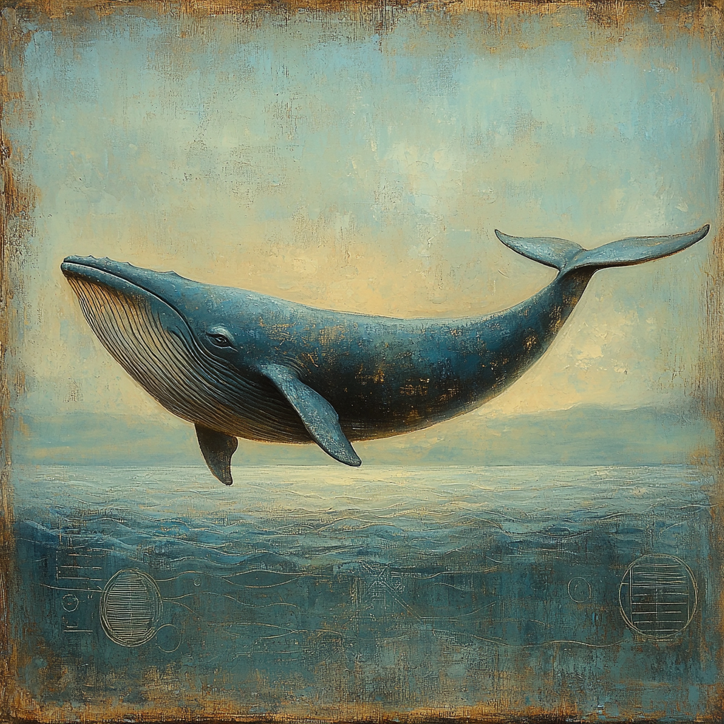 Leonardo Da Vinci Inspired Oceanic Colossus Study painting number kit