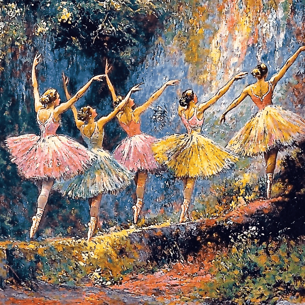 Degas Inspired Graceful Motion Paint By Numbers Kits