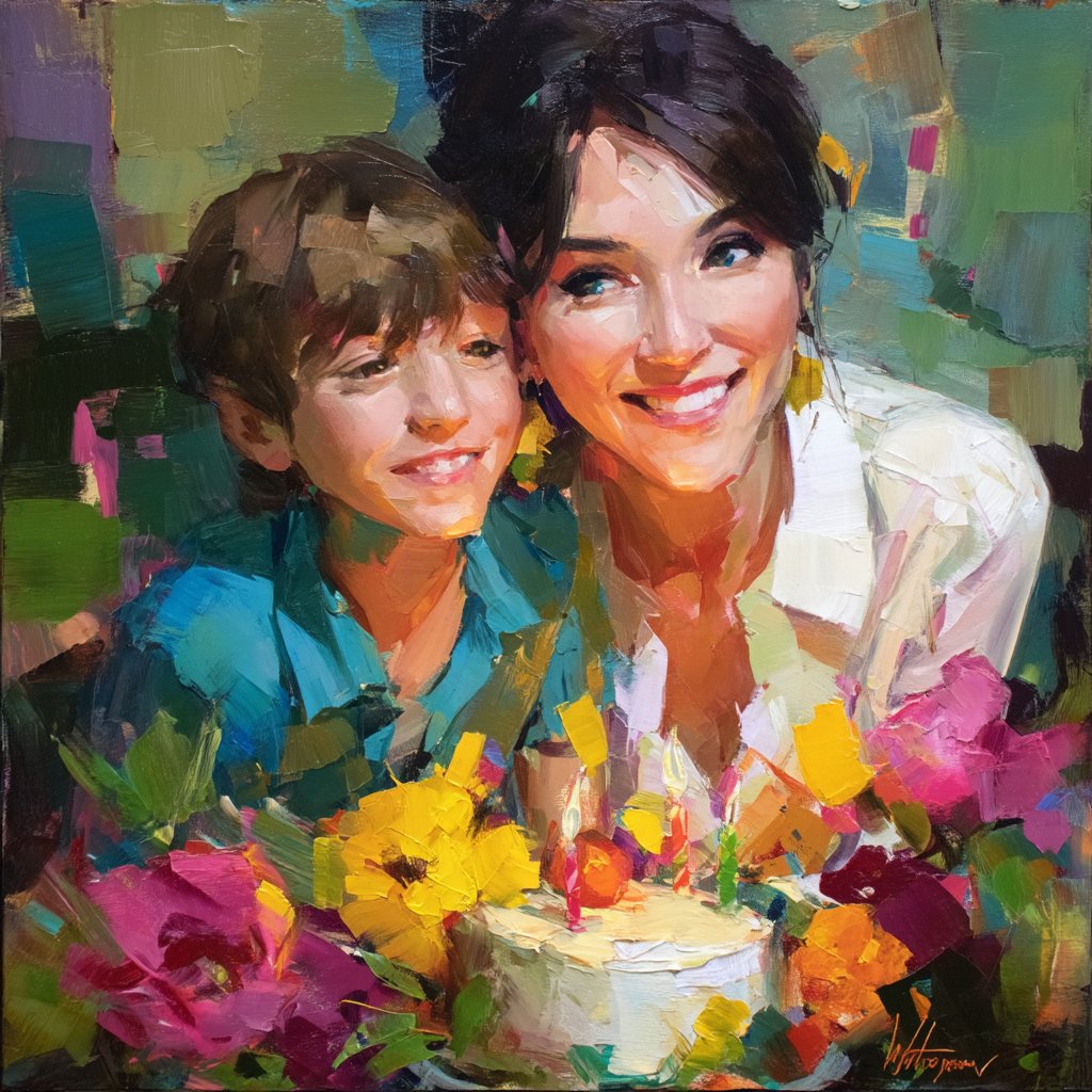 Mother's Day Celebration Painting Number Kit