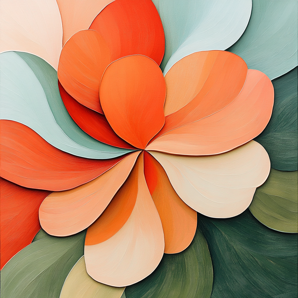 Georgia OKeeffe Inspired Desert Flowers paint by numbers
