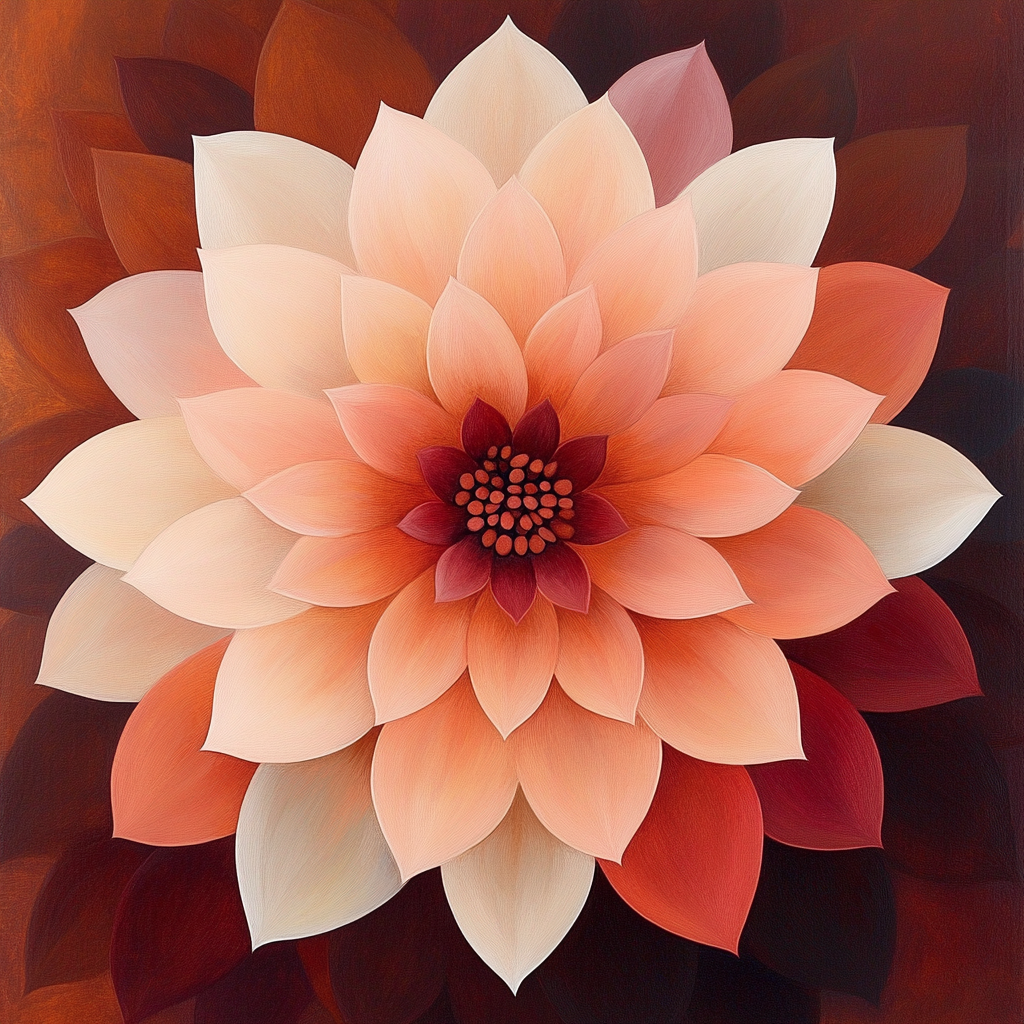 Georgia OKeeffe Inspired Desert Flowers Paint by numbers art