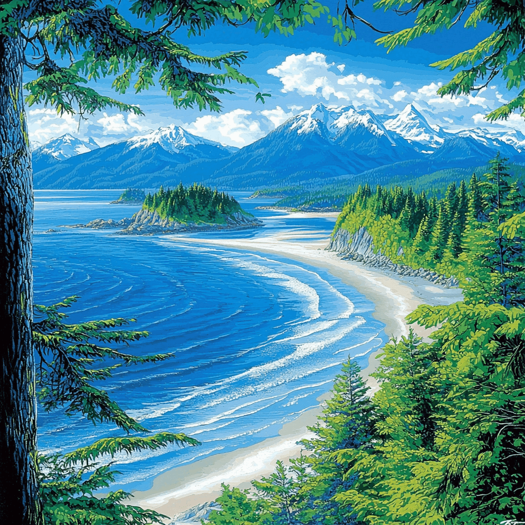 Vancouver Island Painting Number Kit