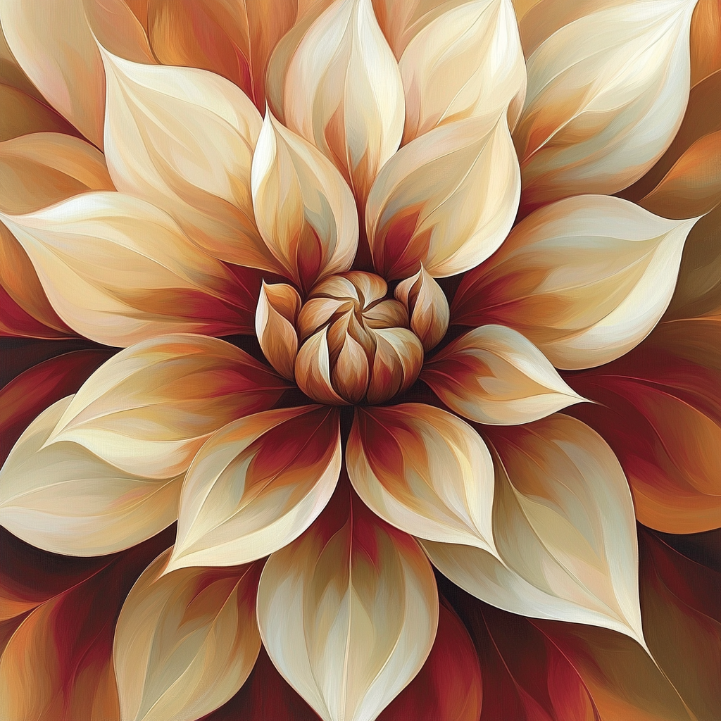 Georgia OKeeffe Inspired Desert Orchid Numbered painting kits