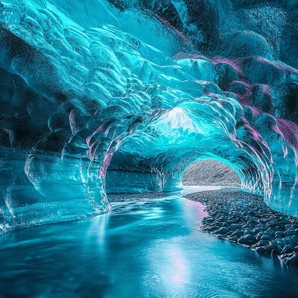 Icelandic Ice Caves - Vatnajökull Paint By Numbers