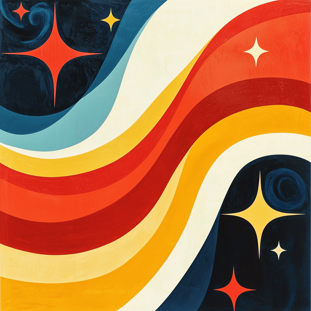 Joan Miró Inspired Dreamscape Whispers Number Painting