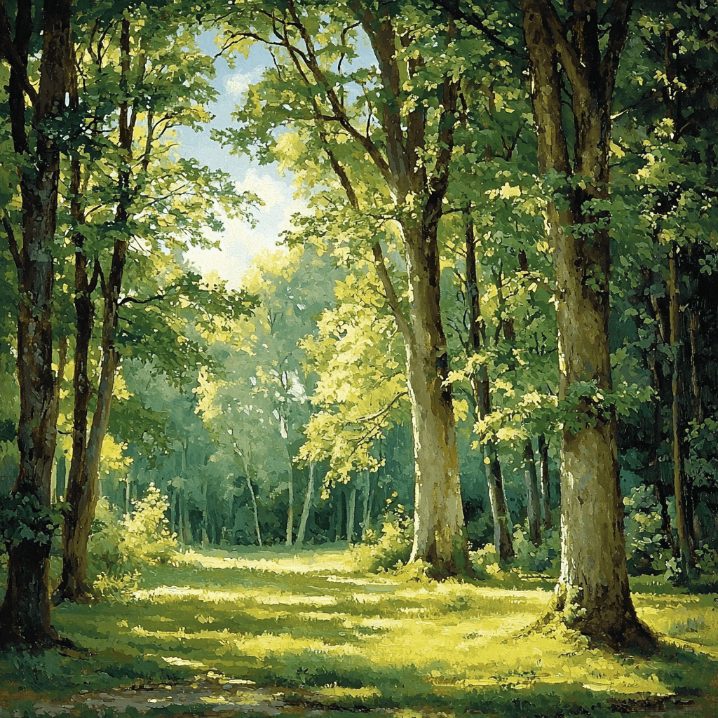 Caspar David Friedrich Inspired Nature's Embrace Paint By Color