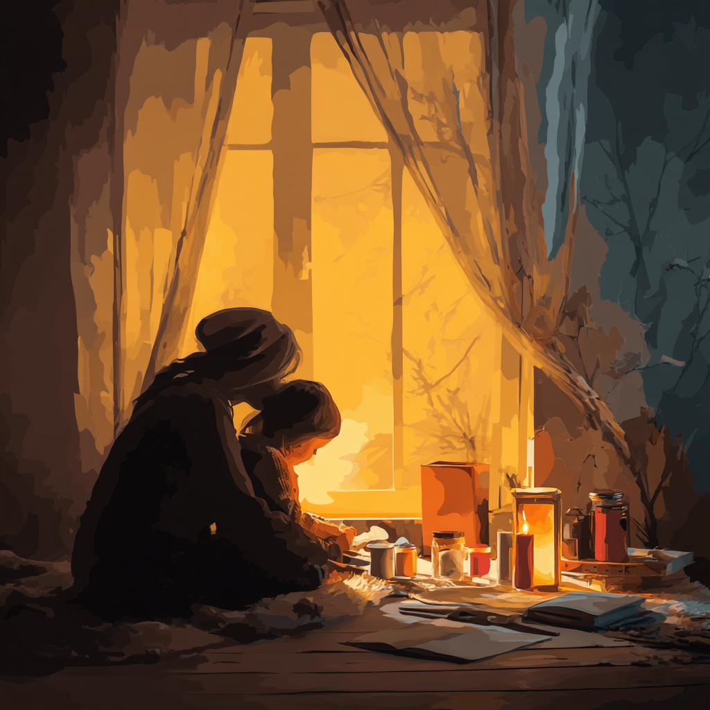 Candlelight Companions Paint By Number