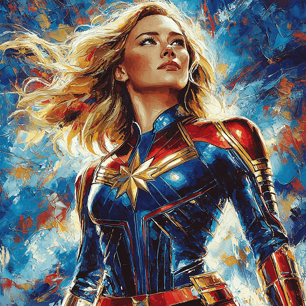 Brie Larson: Ascending With Captain Marvel's Grace Paint By Numbers Kits