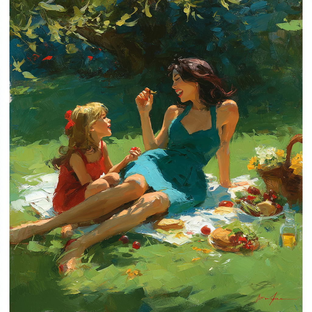 An Afternoon In The Park Paint By Numbers Art