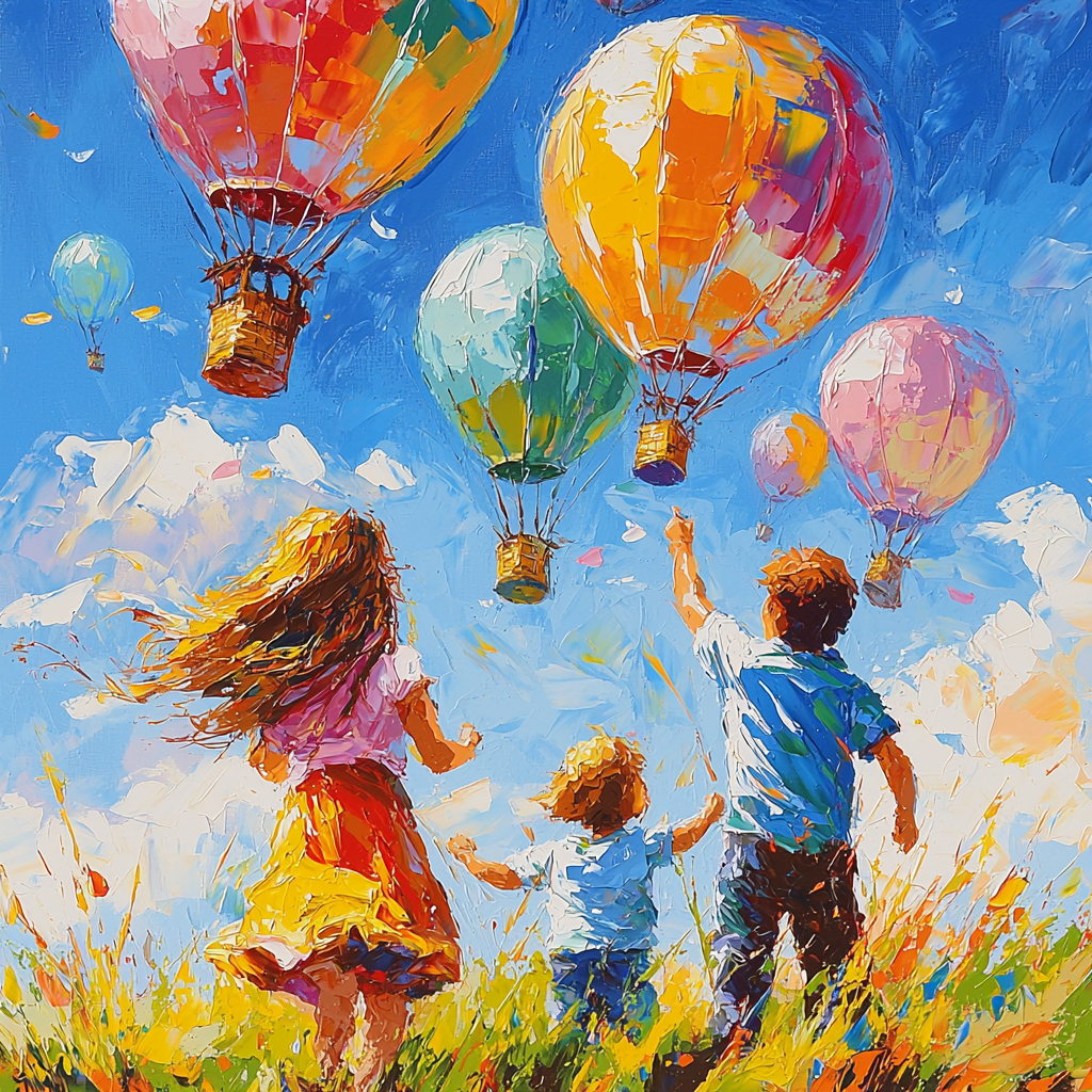 Balloons Of Joy Painting Number Kit
