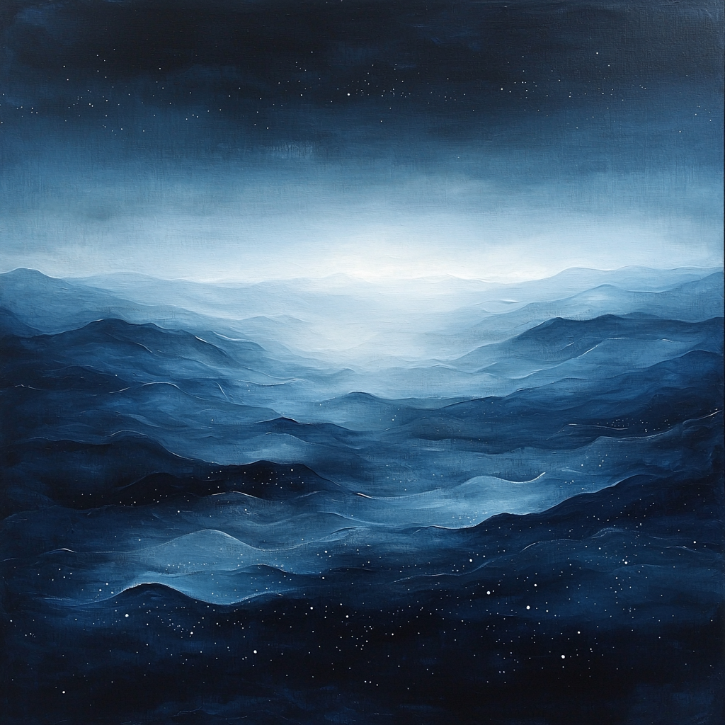 Caravaggio Inspired Ethereal Nightfall DIY Paint By Numbers