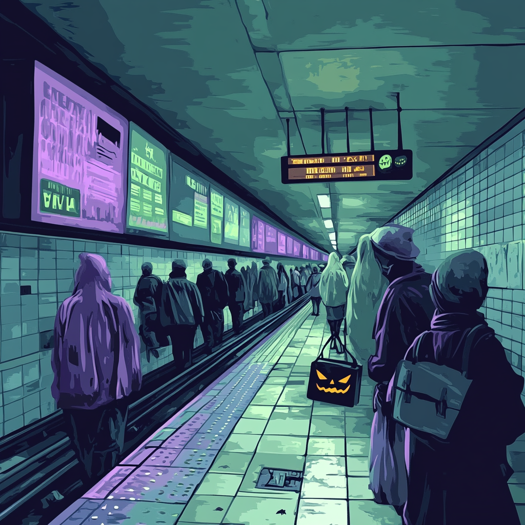 Subway Specter Commuters Numbered painting kits