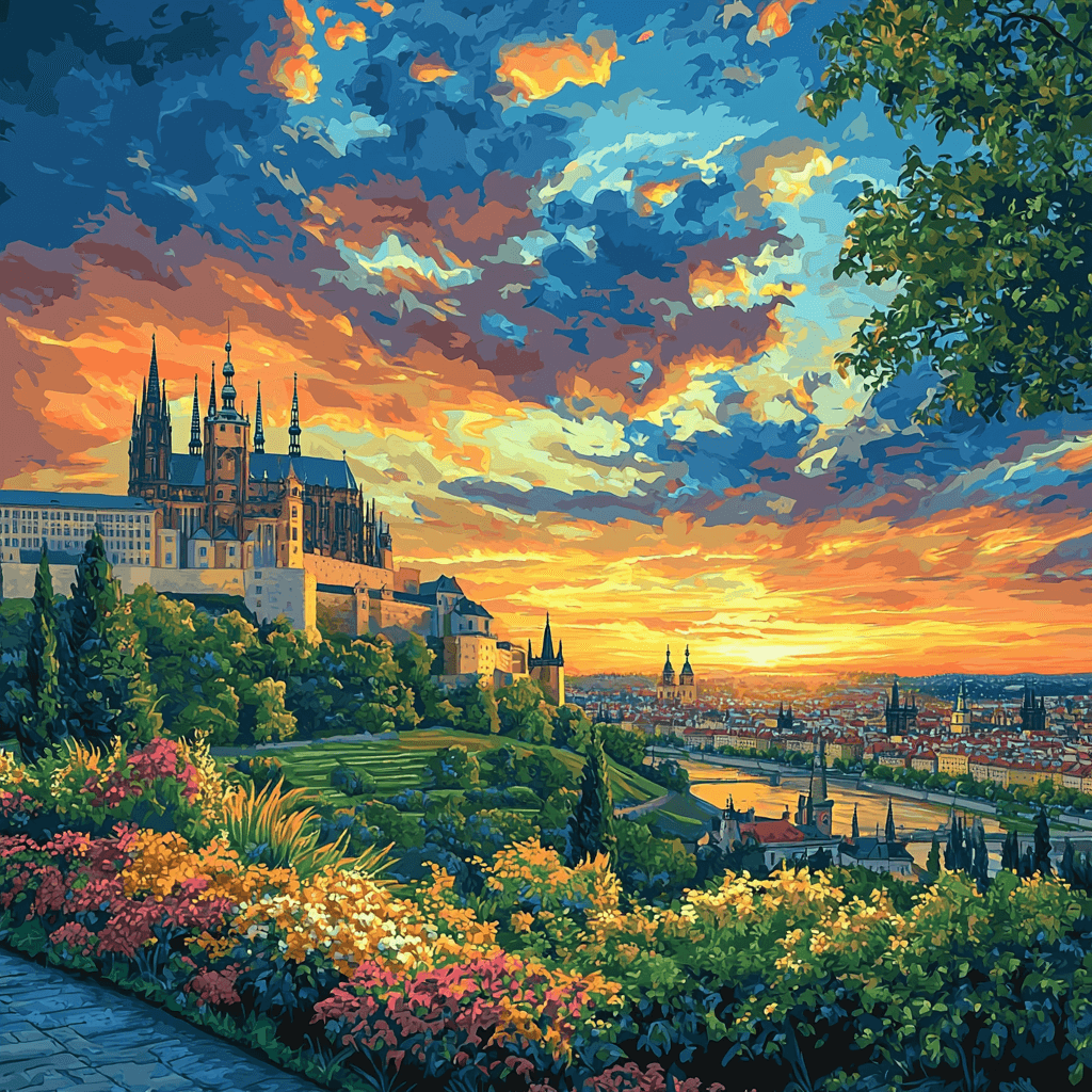 Prague Castle - Prague Paint By Number