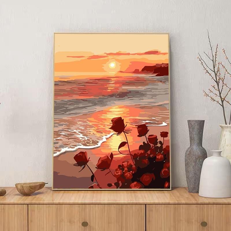 Paint By Number Kit For Adults And Beginners Cat Flowers