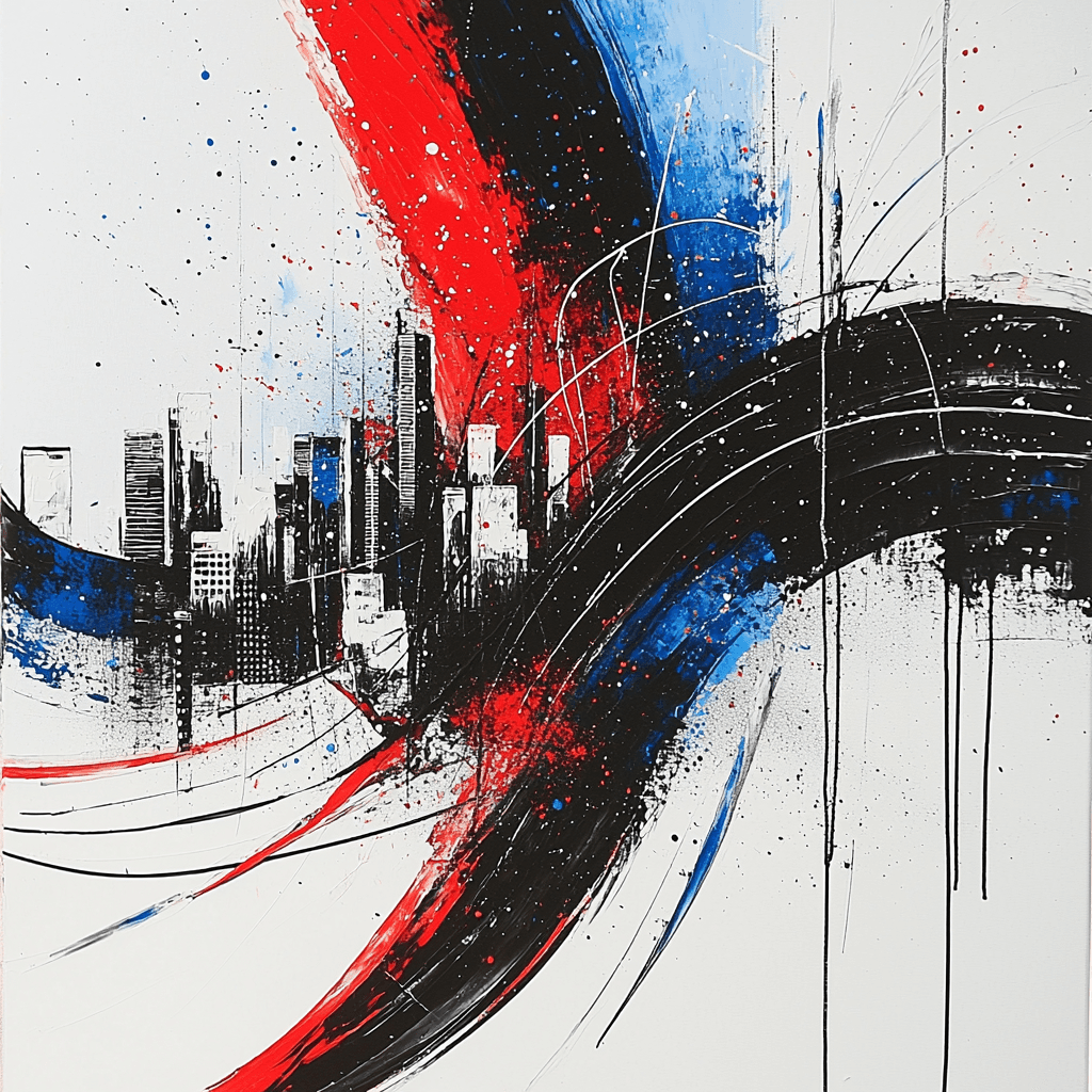 Jackson Pollock Inspired Metropolitan Symphony Paint By Numbers