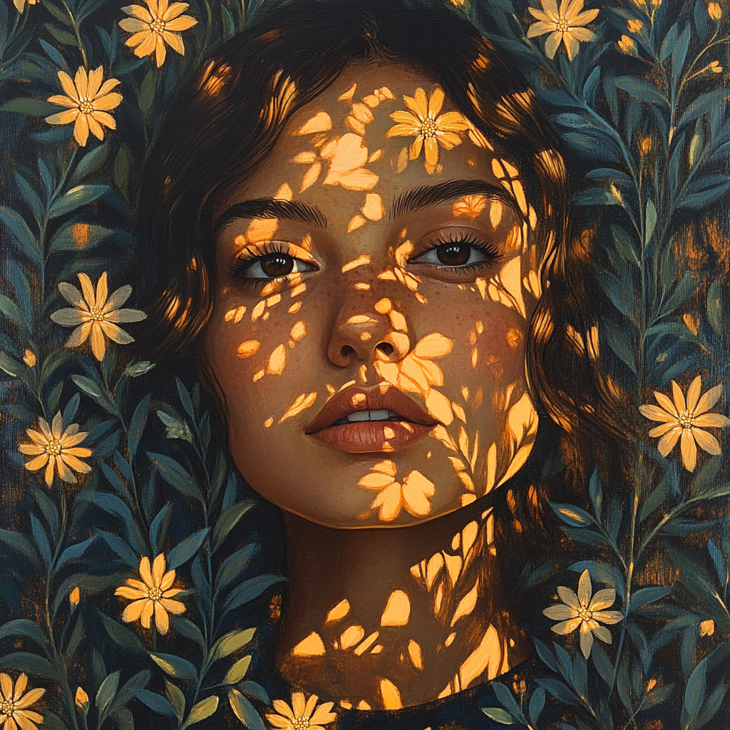 Frida Kahlo Inspired Self Reflection DIY paint by numbers