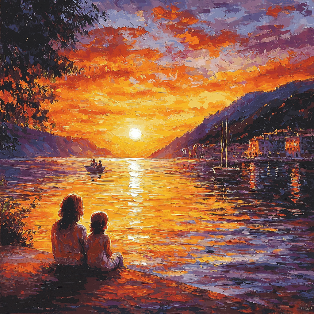 Gentle Harbor Embrace Paint By Numbers Art