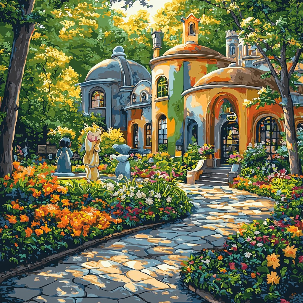 The Ghibli Museum Paint By Color
