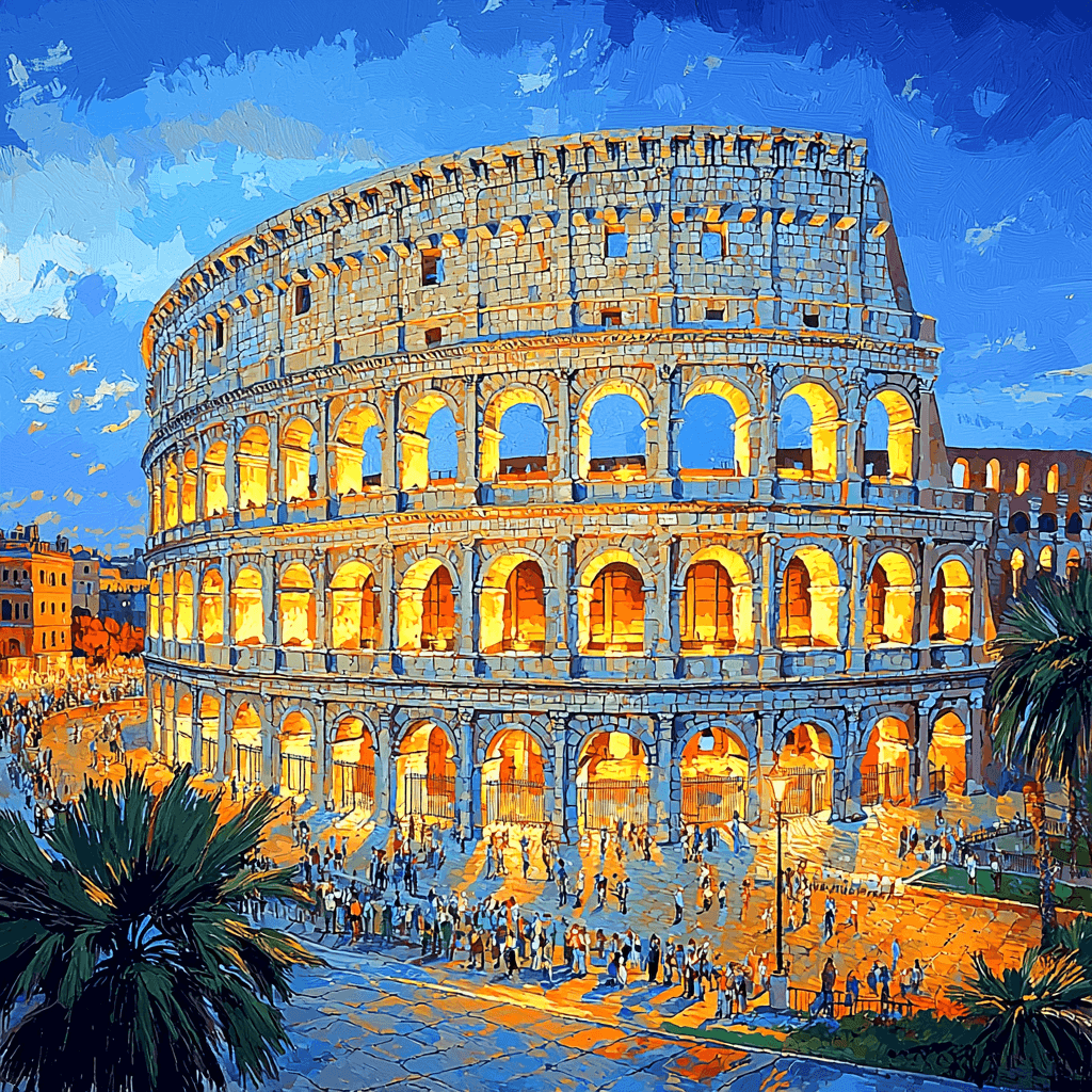 The Colosseum Paint By Number