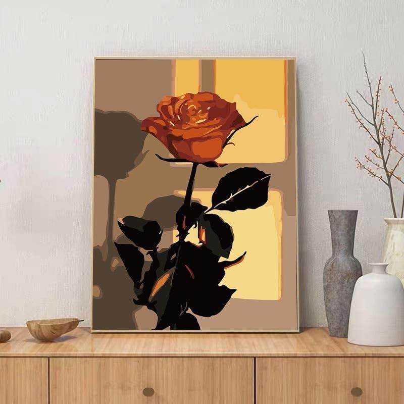 Paint By Number Kit For Adults And Beginners Cat Flowers